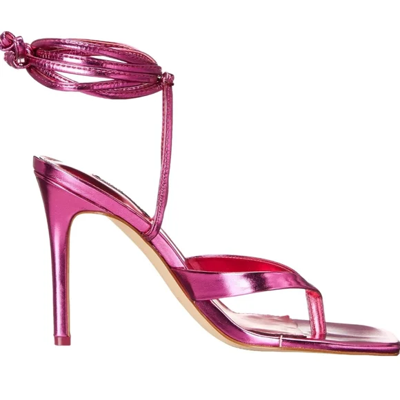 Nine West Terrie Sky Sexy Tie and Leg High Heel Strappy Sandals - Picture 5 of 15